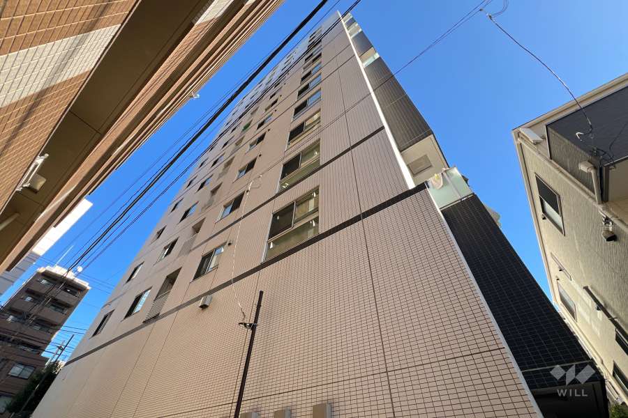 アクシア文京本駒込の外観（北西側から）