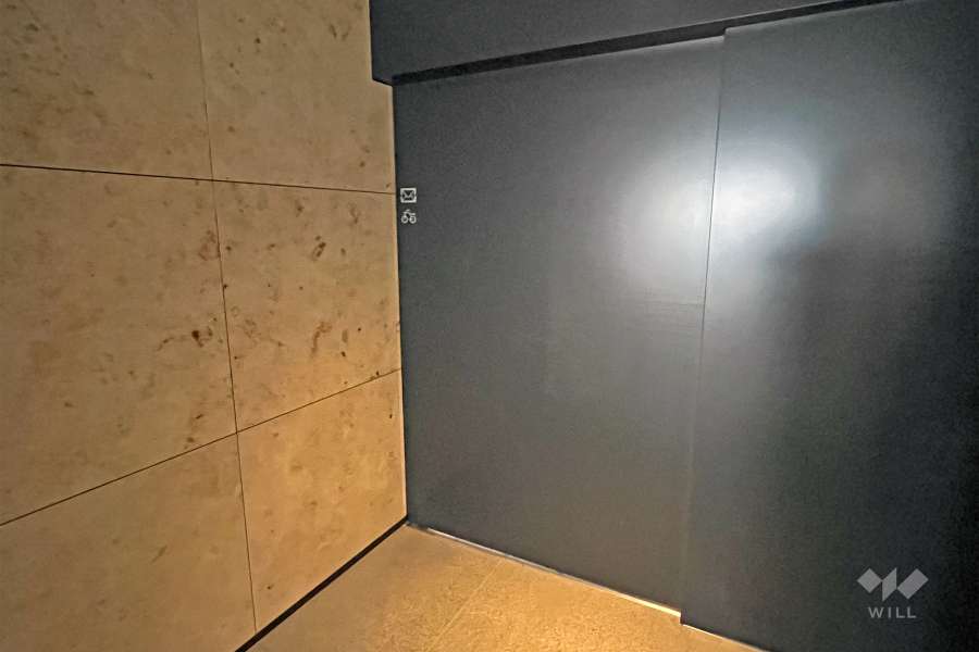 駐輪場の出入り口