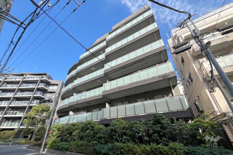 プレシス文京小石川静穏の杜の外観（南側から）