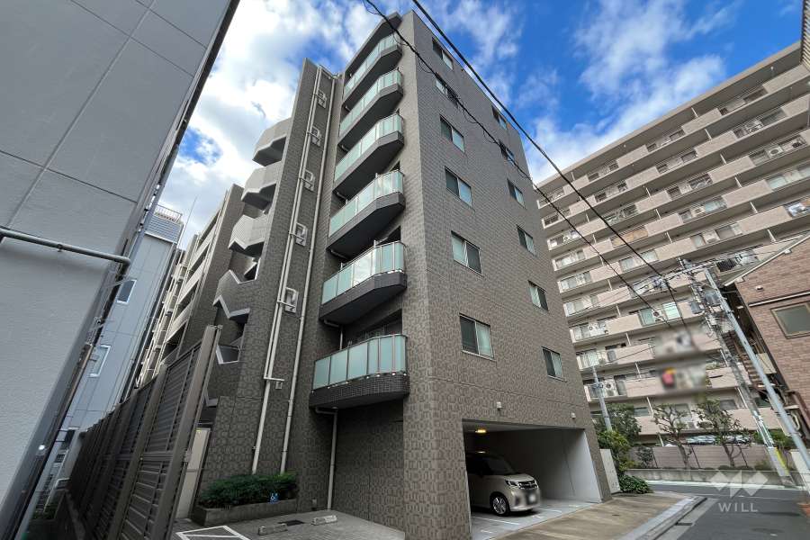 プレシス文京小石川静穏の杜の外観（東側から）