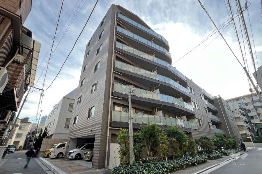 プレシス文京小石川静穏の杜の外観（北側から）