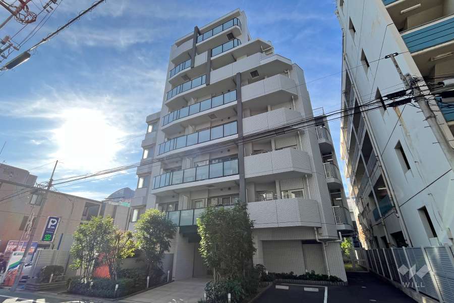 プレシス文京江戸川橋の外観（北側から）