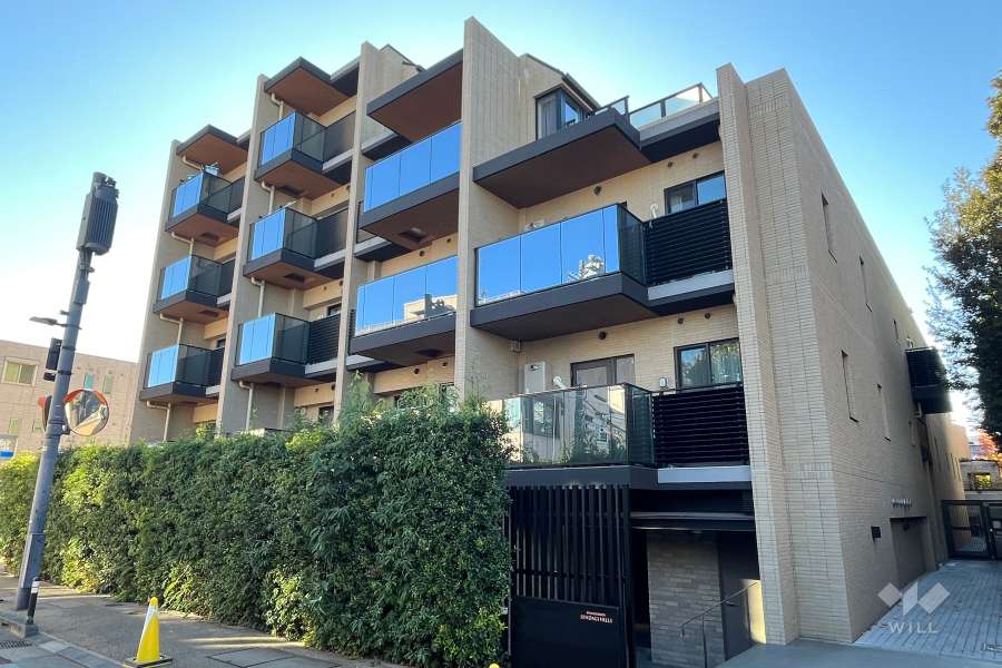 オープンレジデンシア千駄木ヒルズの外観（北東側から）