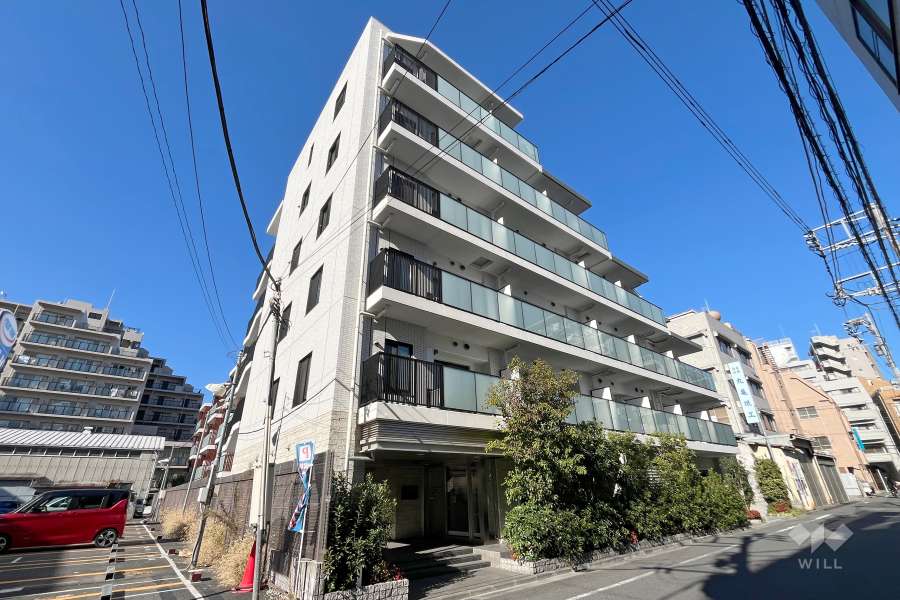 パレステージ文京江戸川橋の外観（南東側から）