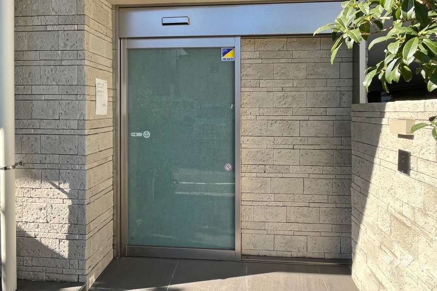 駐輪場の出入り口