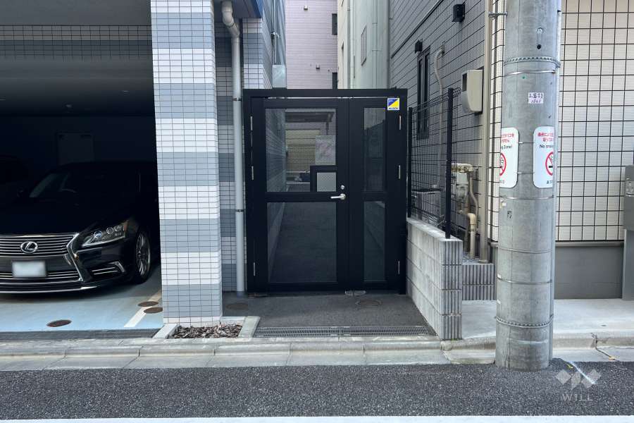 駐輪場の出入り口