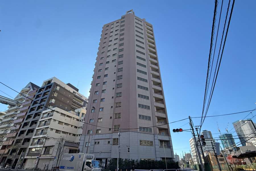 クリオタワー大塚台の外観（北東側から）