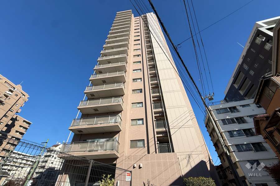 クリオタワー大塚台の外観（南側から）
