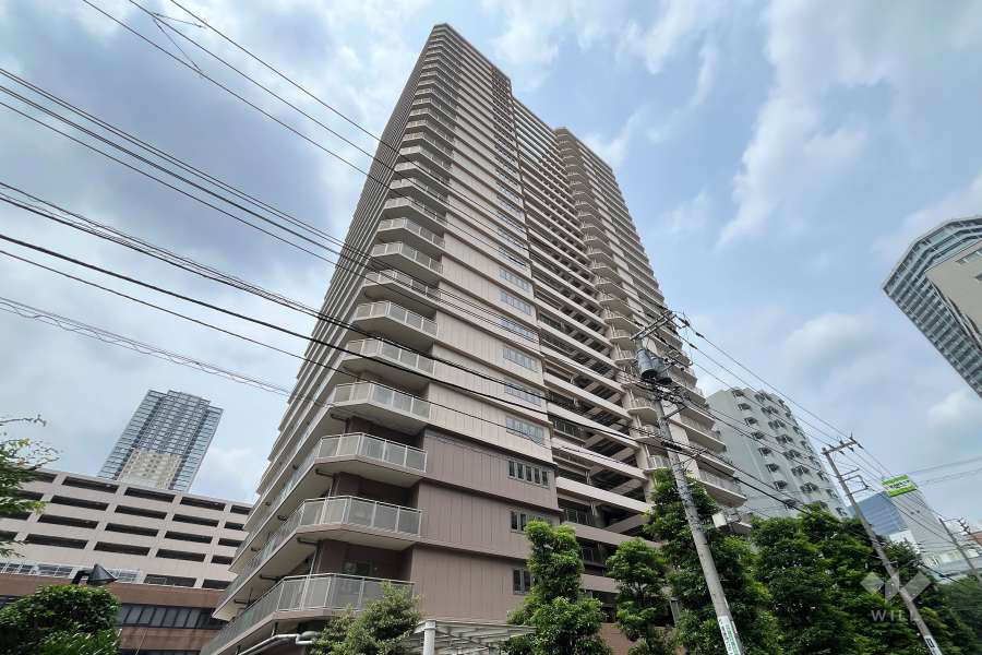 ライオンズタワー池袋の外観（北東側から）
