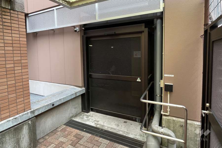 駐輪場の出入り口