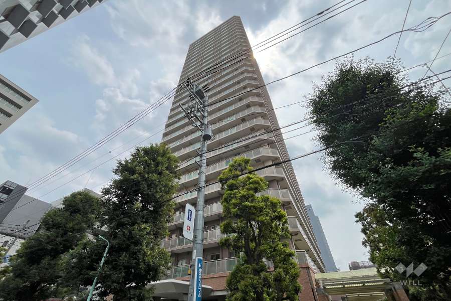 ライオンズタワー池袋の外観（北西側から）
