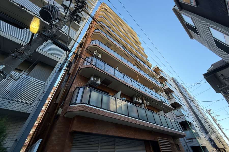 ライオンズマンション東池袋第2の外観（北側から）