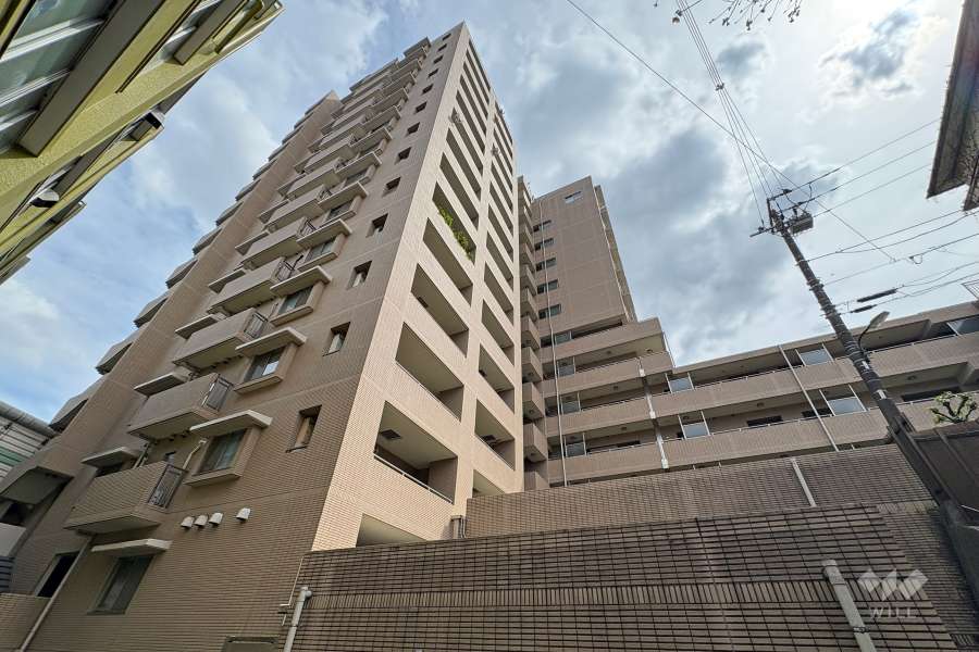 菱和パレス目白台グラーサの外観（北東側から）