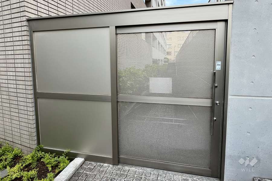 駐輪場の出入り口