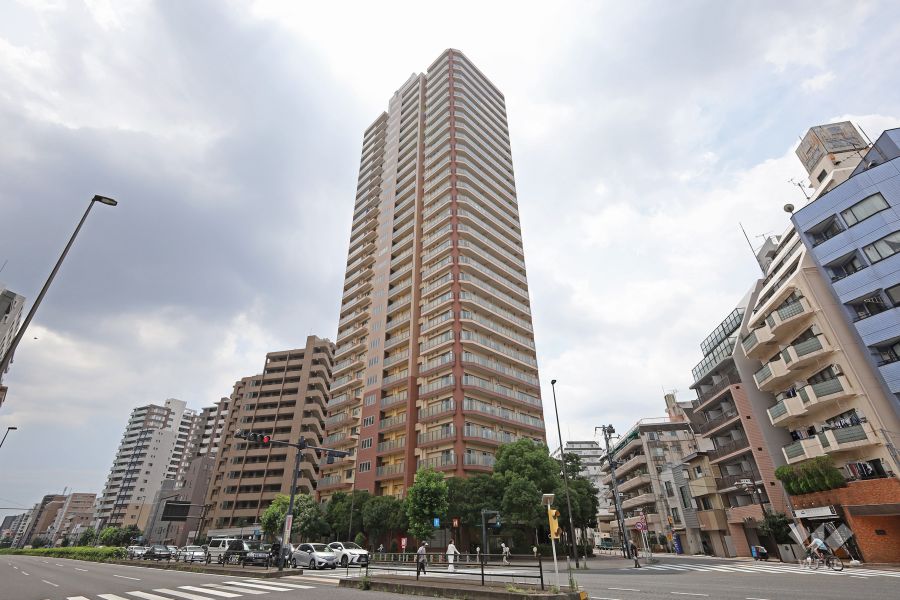 グローリオタワー巣鴨の外観（北側から）