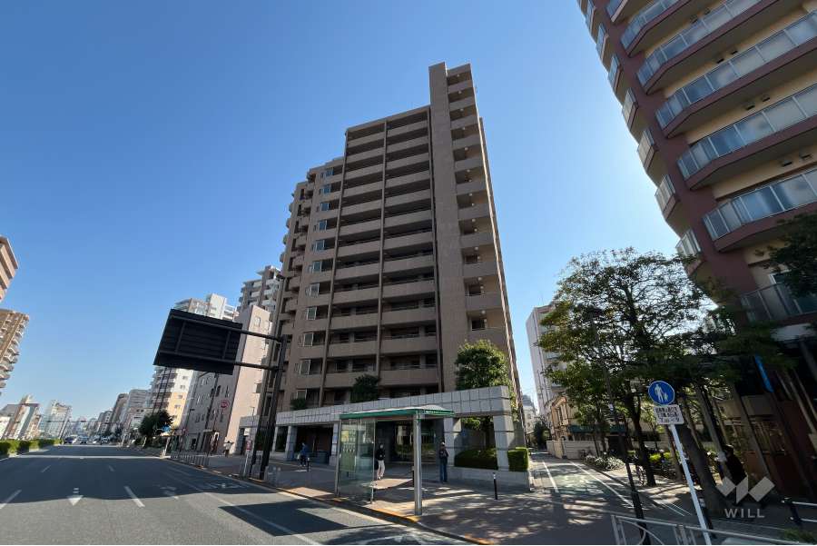 コスモ巣鴨シティフォルムの外観（北側から）