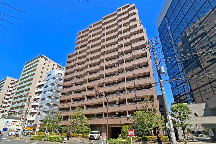ルイシャトレ新大塚の外観（南西側から）
