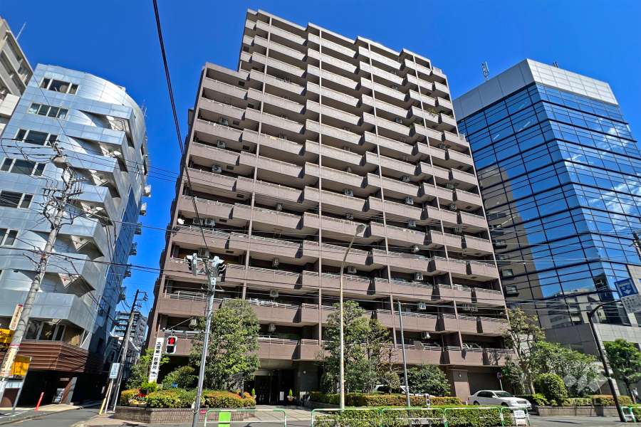 ルイシャトレ新大塚の外観（北西側から）