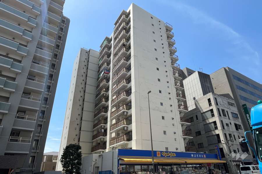 新大塚共同住宅の外観（北東側から）