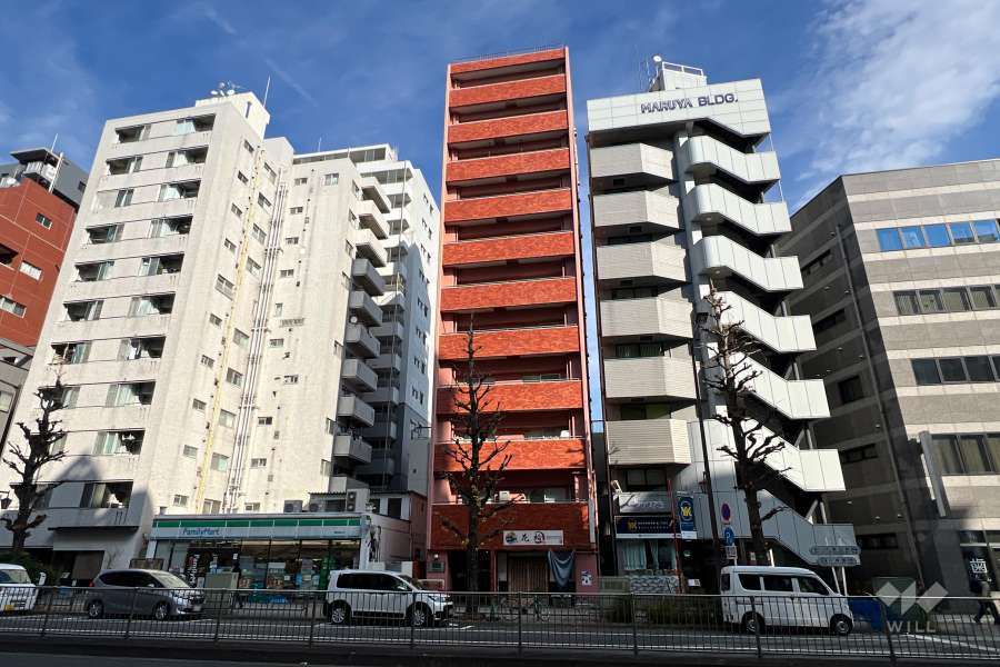 ライオンズマンション六義園の外観（南西側から）