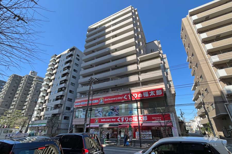 グランドメゾン上池袋の外観（東側から）