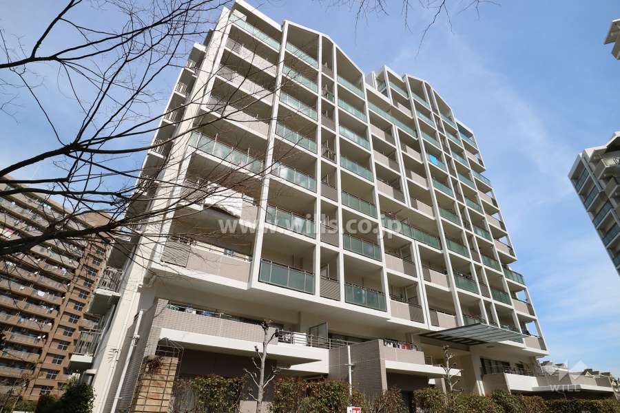 武庫川第2三番街6号棟の外観（南西側から）