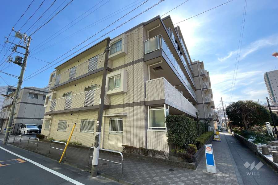 レーベンハイム池袋本町ルクサージュの外観（北西側から）