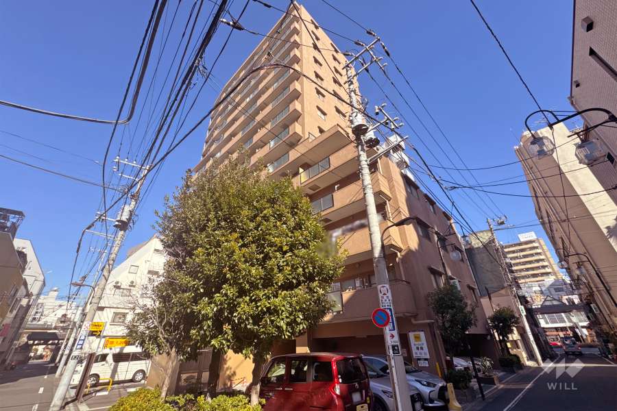 藤和シティホームズ巣鴨STATIONVIEWの外観（南東側から）.