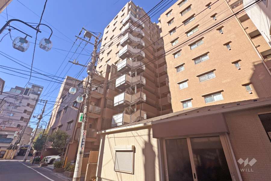 藤和シティホームズ巣鴨STATIONVIEWの外観（北東側から）.