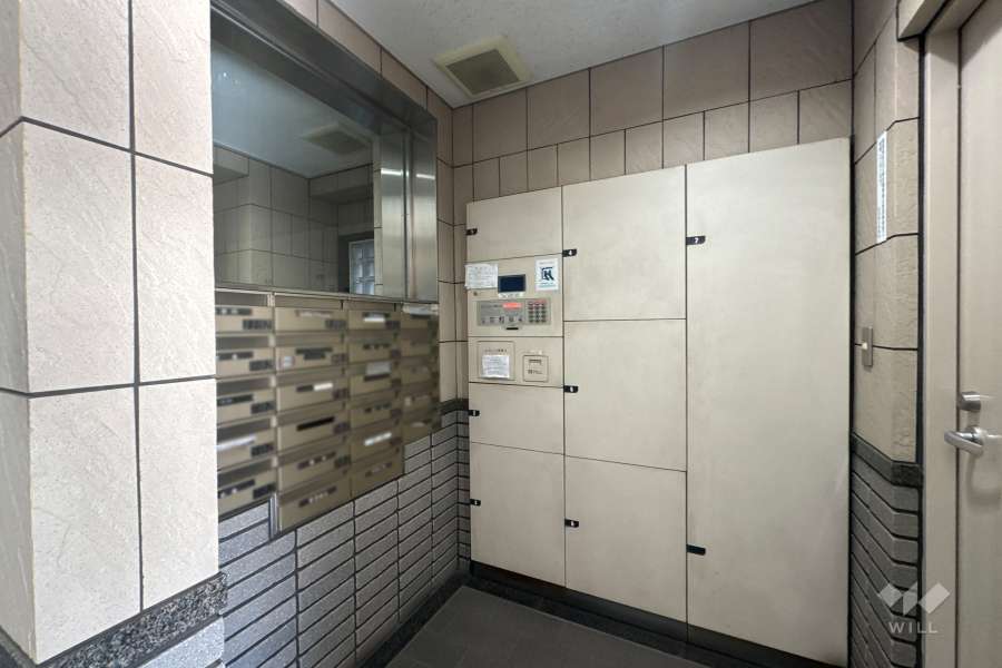 共用ポストと宅配ボックス