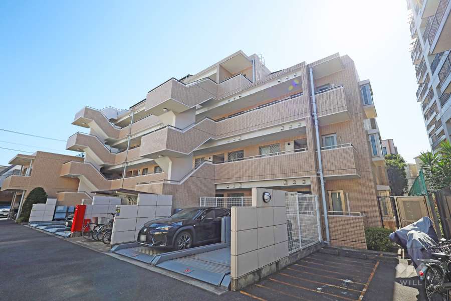 落合南長崎パークハウスの外観（北西側から）