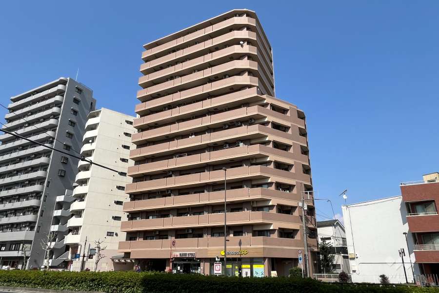 レヂオンス巣鴨の外観（南側から）