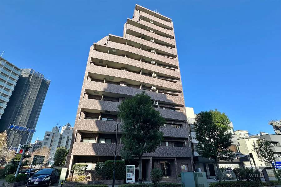 菱和パレス立教大前の外観（南西側から）