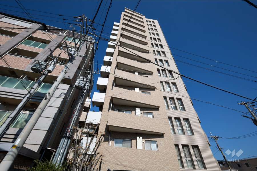 ワコーレ逆瀬川ステーションマークスの外観（南西側から）