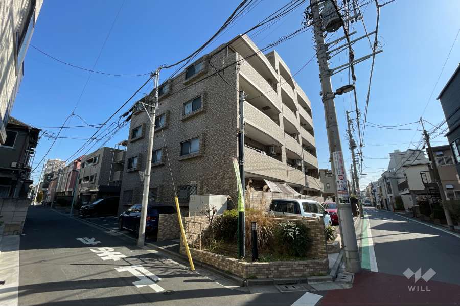 コニファーコートロワジールの外観（西側から）