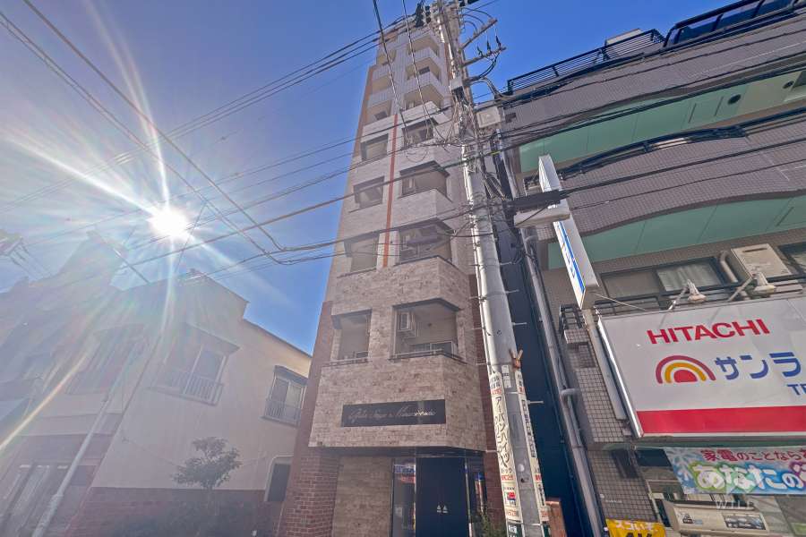ガラステージ南大塚の外観（北東側から）