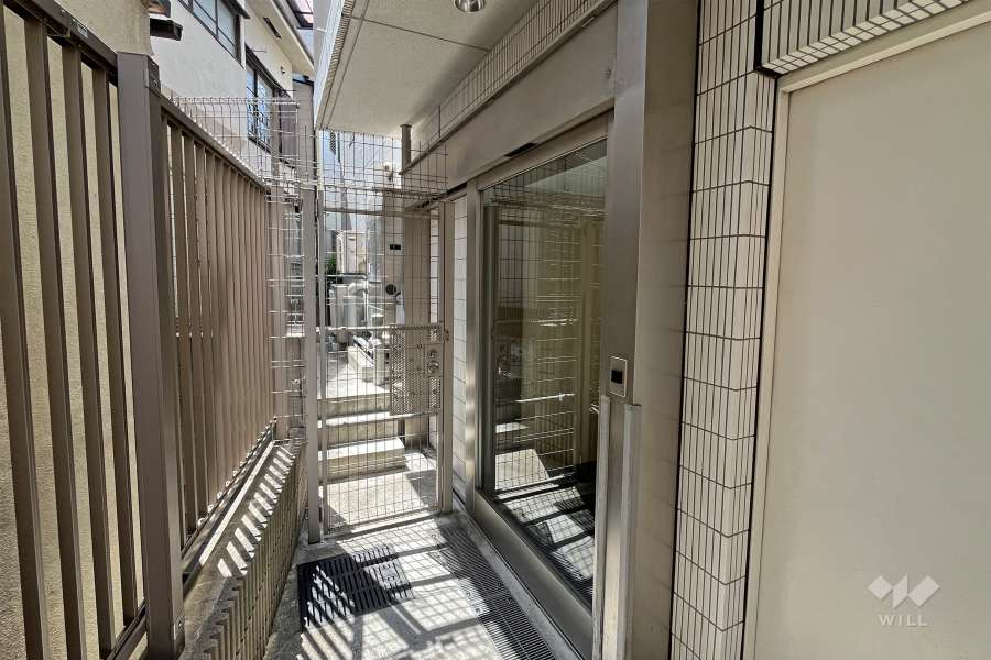 駐輪場の出入り口