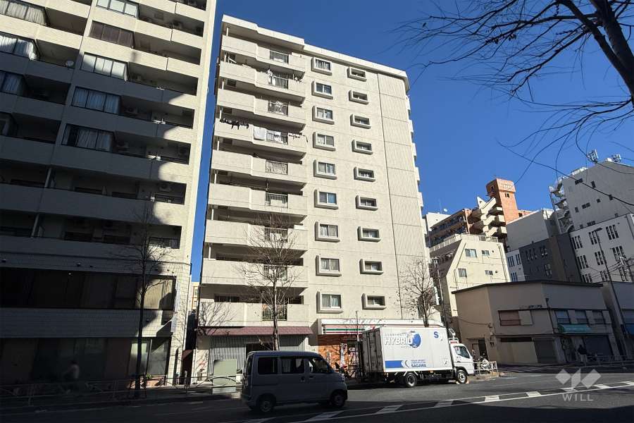 大塚台ハイツの外観（西側から）