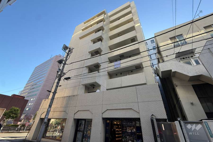 クレール東池袋の外観（北西側から）