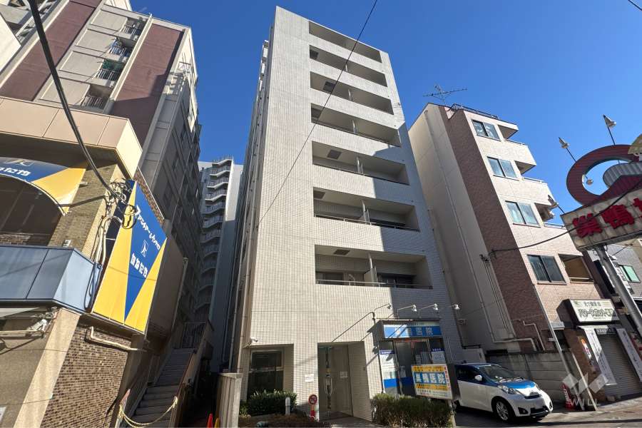 パークノヴァ巣鴨の外観（南西側から）