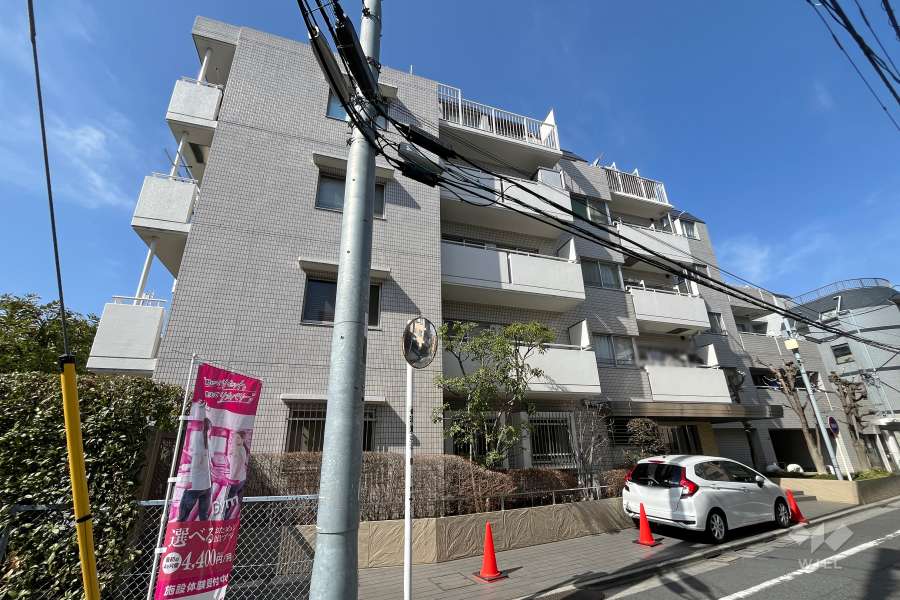 ハイツ面影橋の外観（南東側から）