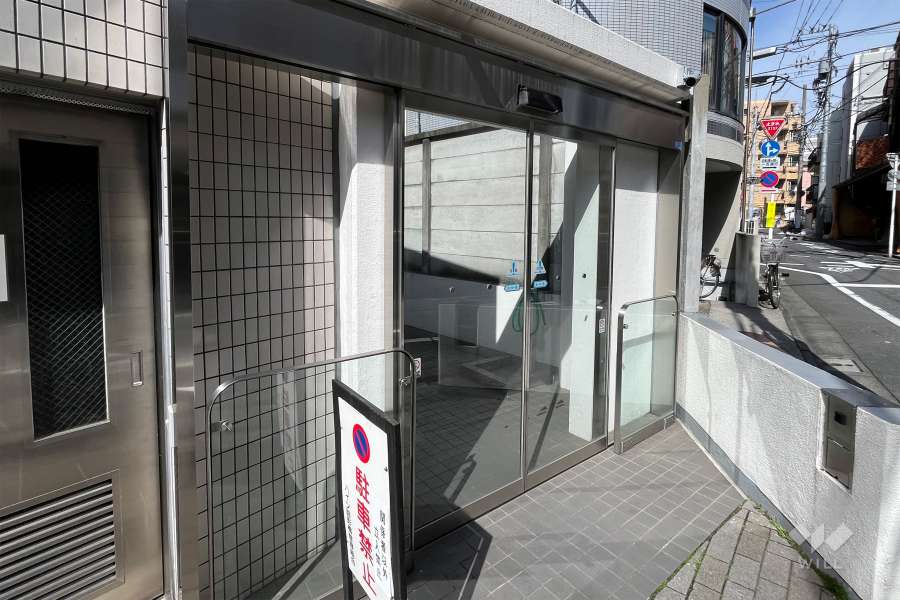 駐輪場の出入り口