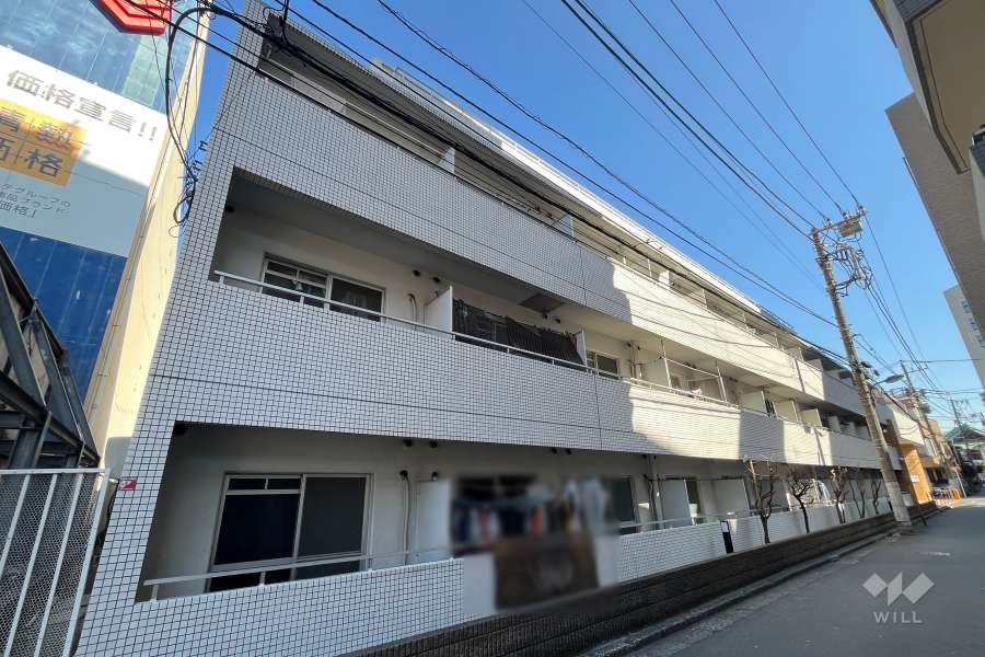 メゾン池袋（池袋本町2丁目）の外観（南西側から）