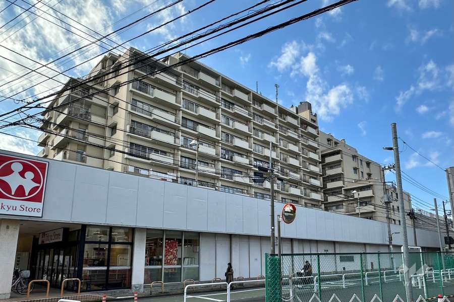 豊島ハイツの外観（北東側から）