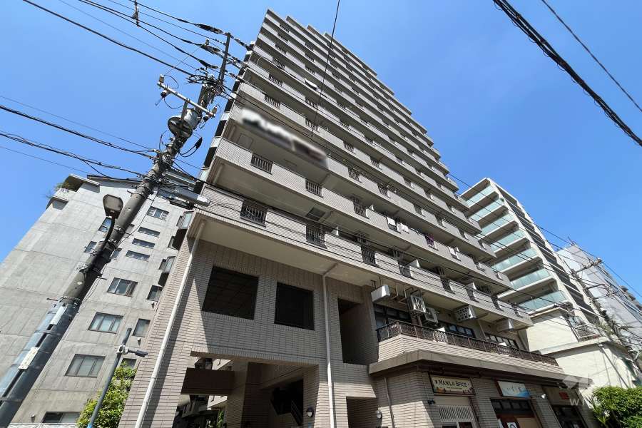 大塚台パークサイドハイツの外観（南側から）