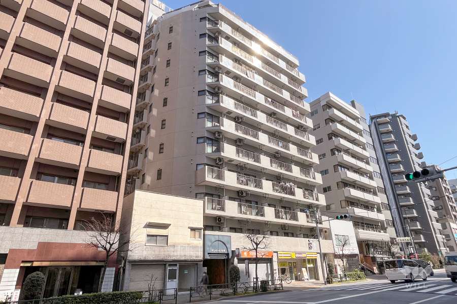 パレドール目白の外観（北西側から）