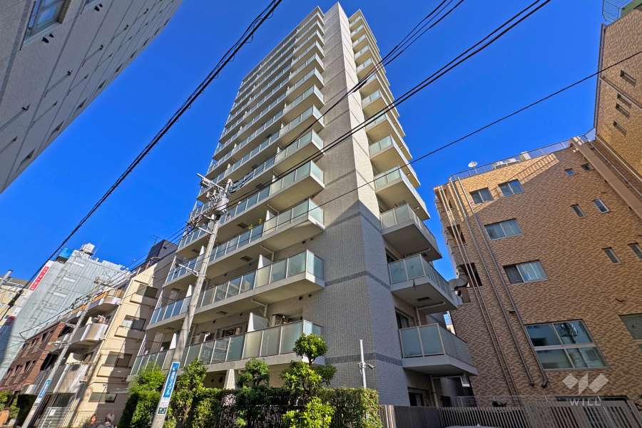 リビオレゾン駒込六義園プライムゲートレジデンスイーストの外観（南側から）