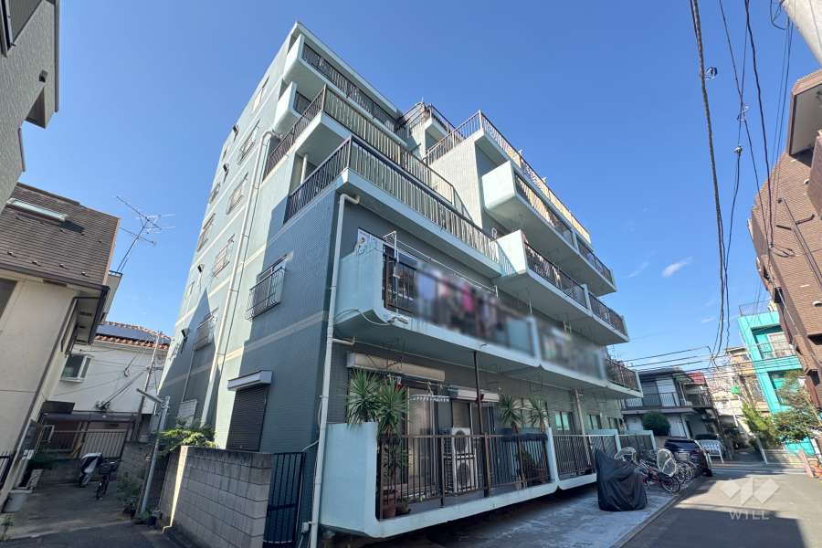グリーンハイツ大塚の外観（南東側から）