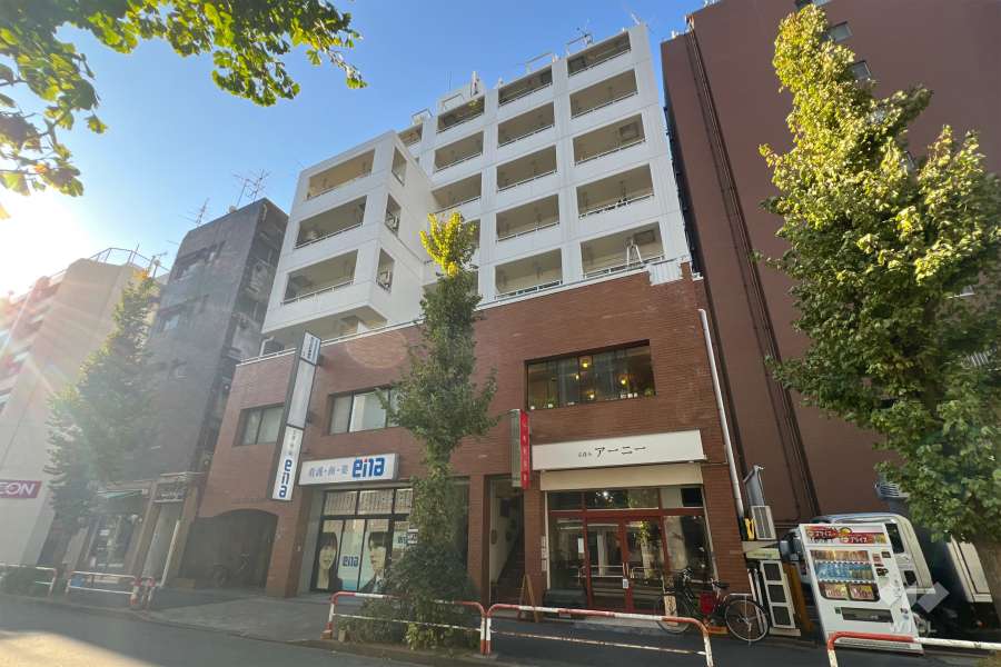 マシャンブル南池袋の外観（東側から）