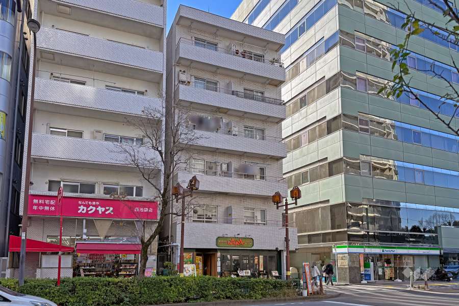 ハイマート西池袋の外観（北東側から）